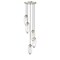 Z-Lite Arden Chandelier, 5-Light, 12 In.W x 12 In.H, Brushed Nickel/Clear 651P-5R-BN - alternate 6